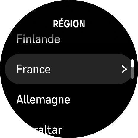 select region