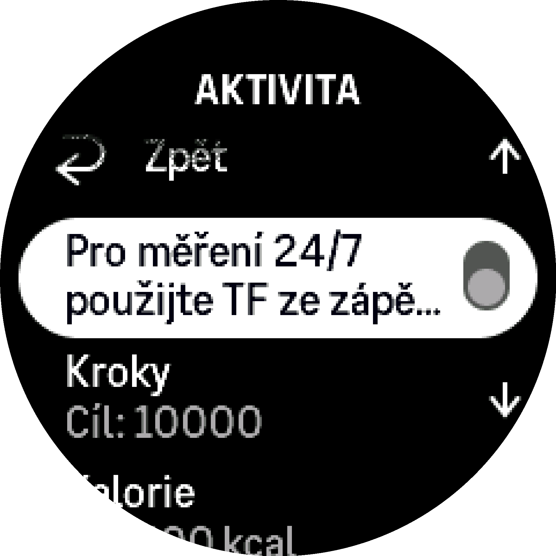 Nastavení TF – aktivace