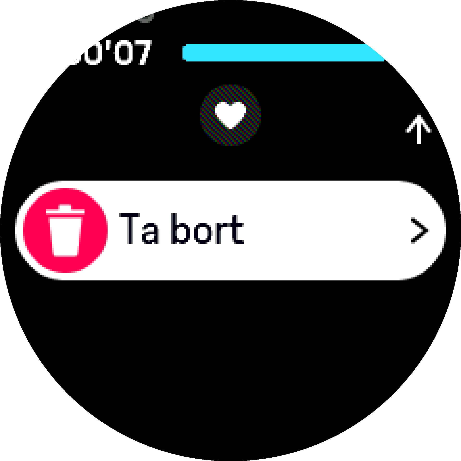 Ta bort träning S9PP