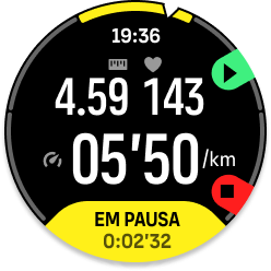 novo exercício em pausa