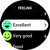 check feeling by using suunto watch