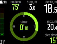 airnitrox timer view steel