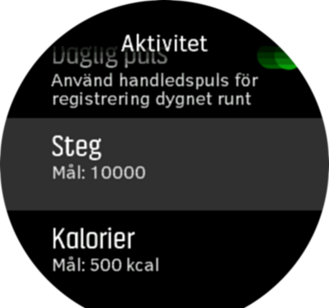 Activity Goals