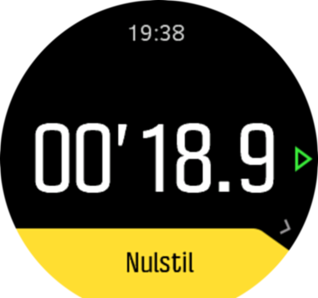 Stopwatch pause resume