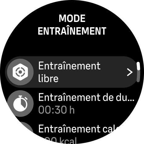 training mode