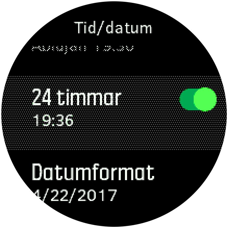 Alarminställningar
