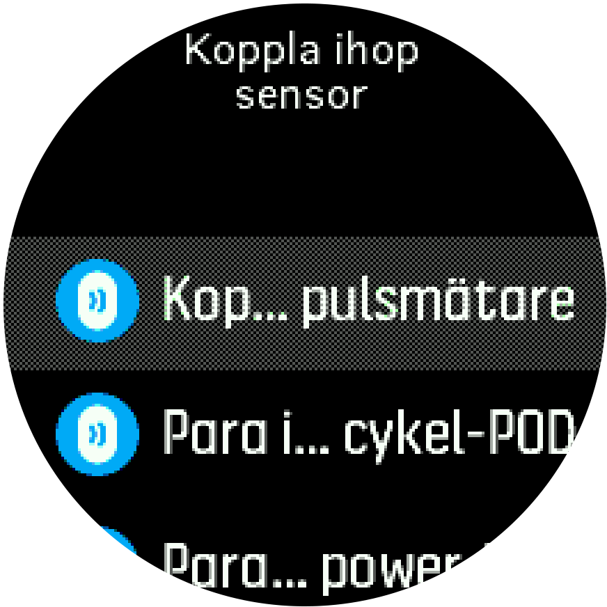 Sensorlista Trainer