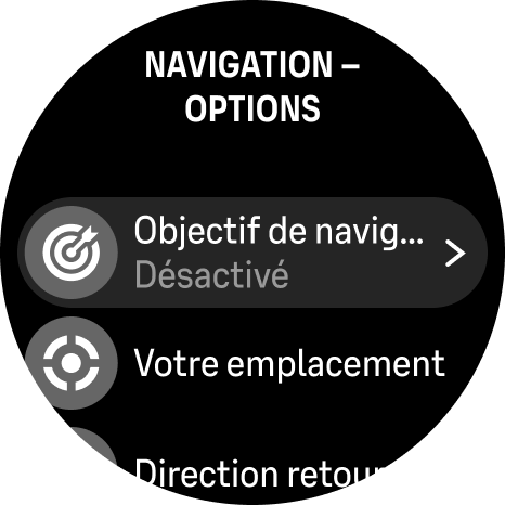 navigation options dilu