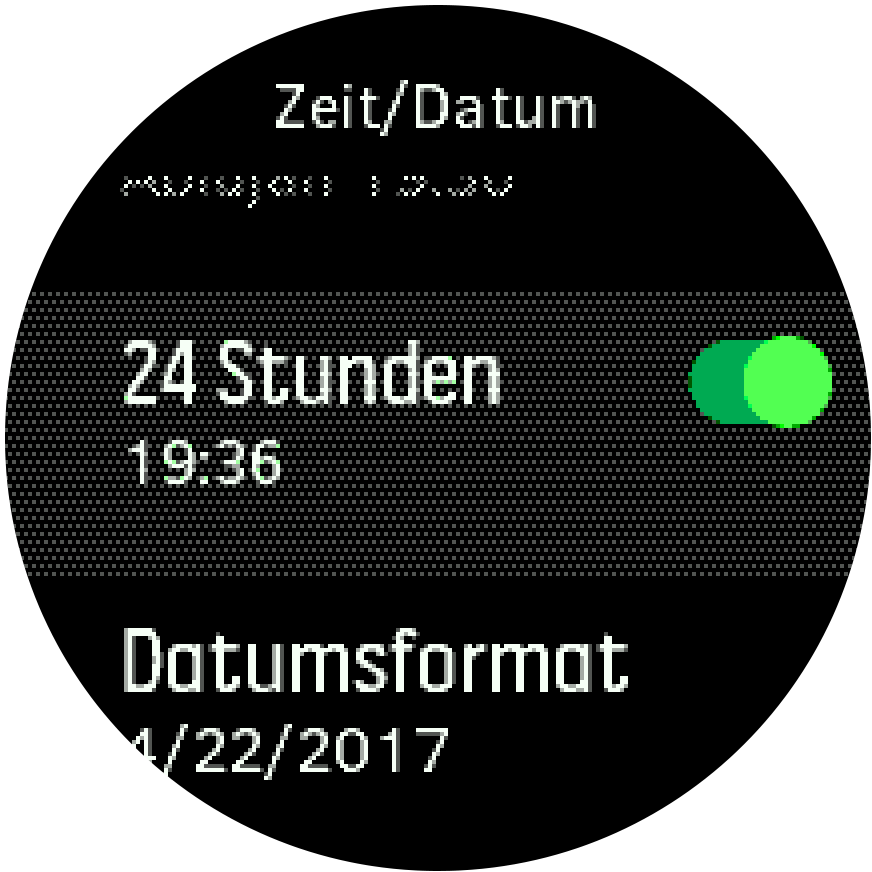 Alarm setting