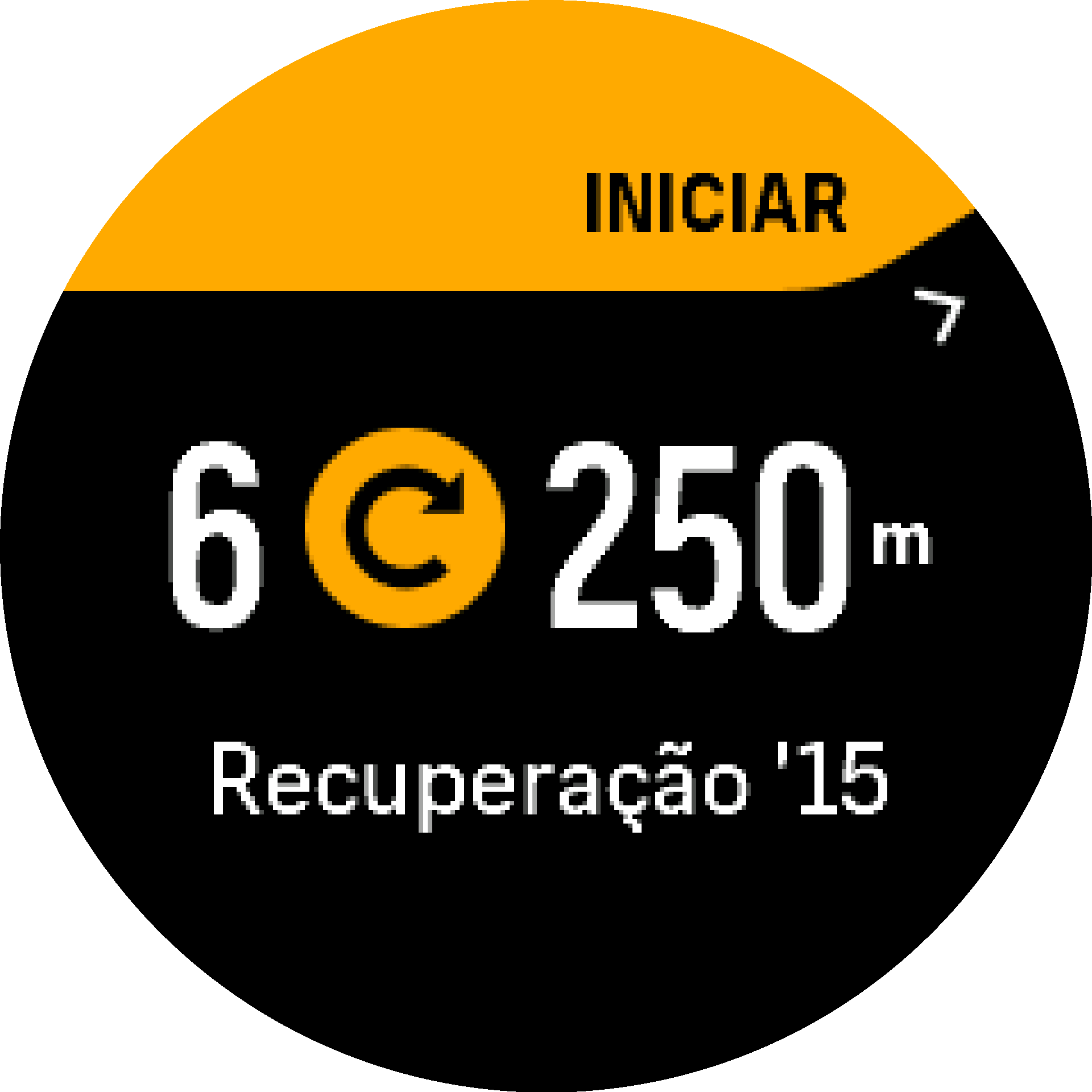 Início do treino de intervalo S9PP