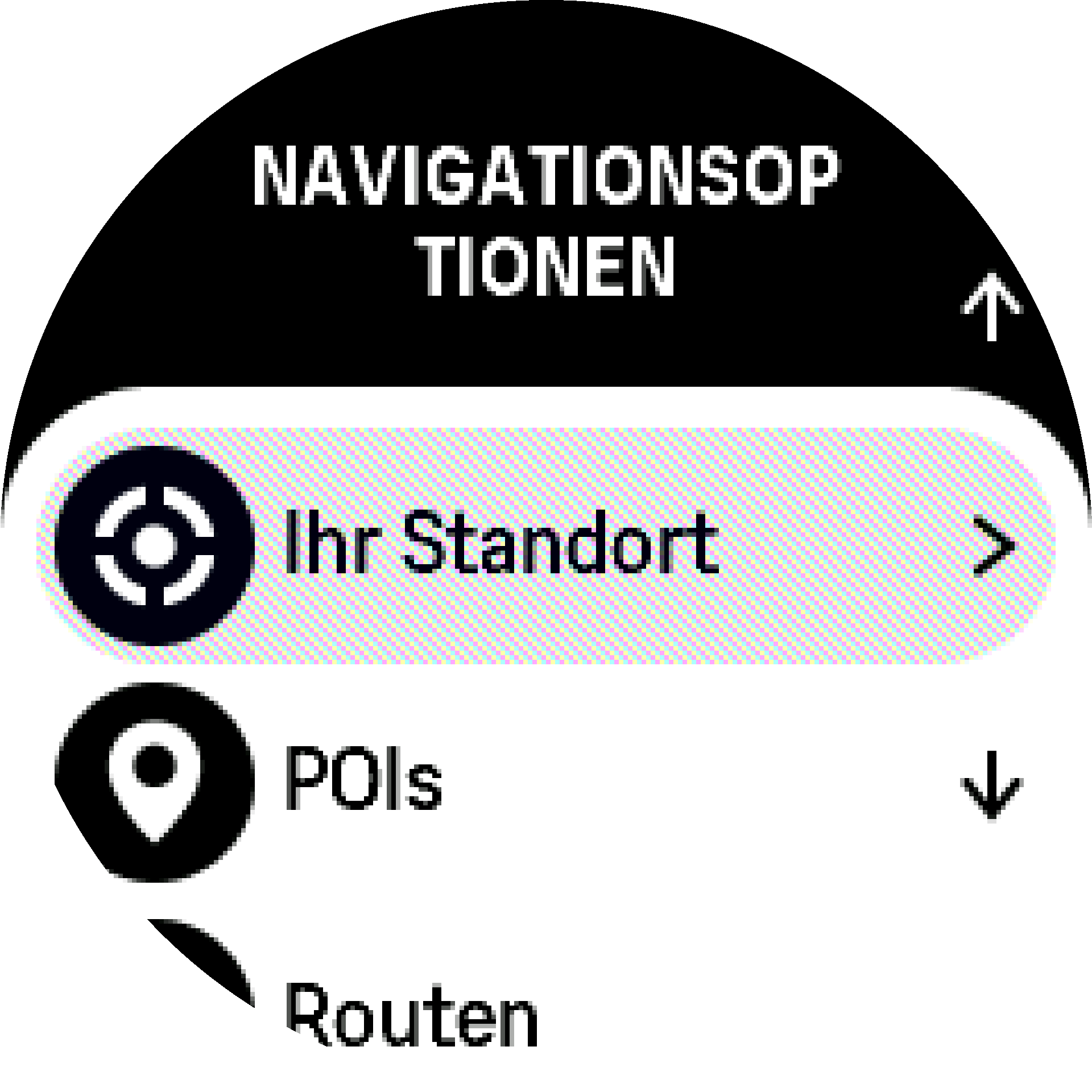 Optionen Kompass-Widget