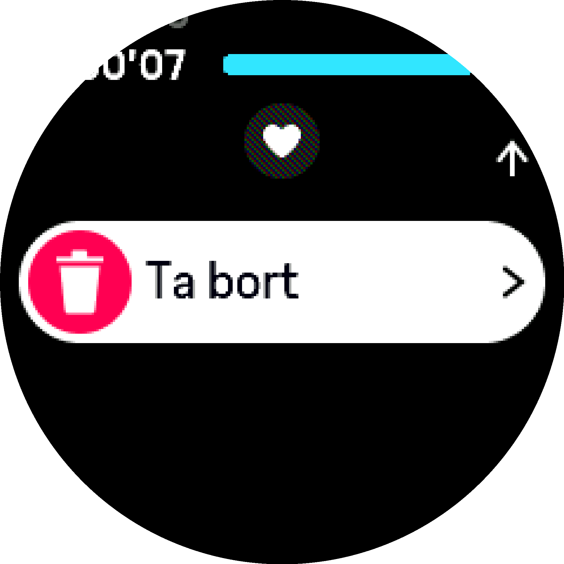 Ta bort träning S9PP