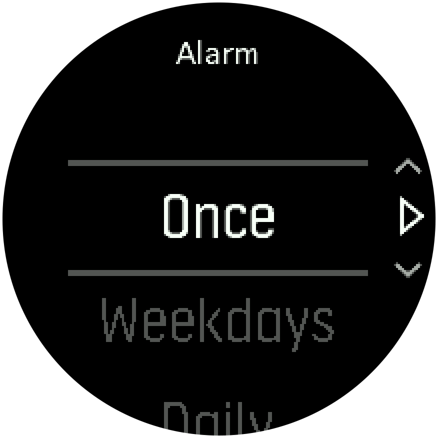 alarm settings step1 Trainer