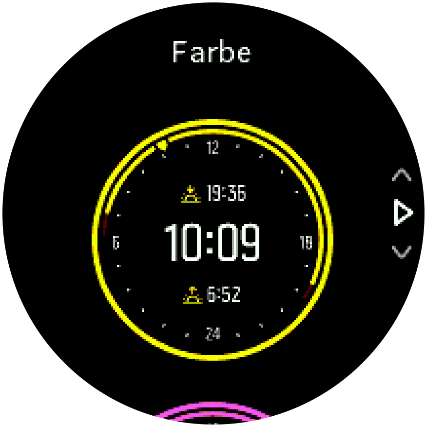 Zifferblattfarbe - Trainer