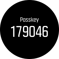 Passkey sull'orologio.